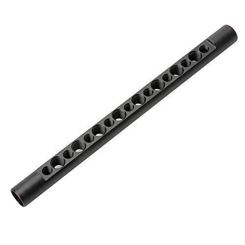NICEYRIG 7.7 Inch 15mm Cheese Rod with 1/4 3/8 Locating Holes for DSLR Camera Cage Rig System - 074 - Image 1