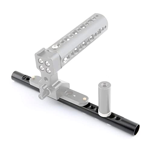 NICEYRIG 7.7 Inch 15mm Cheese Rod with 1/4 3/8 Locating Holes for DSLR Camera Cage Rig System - 074 - Image 2