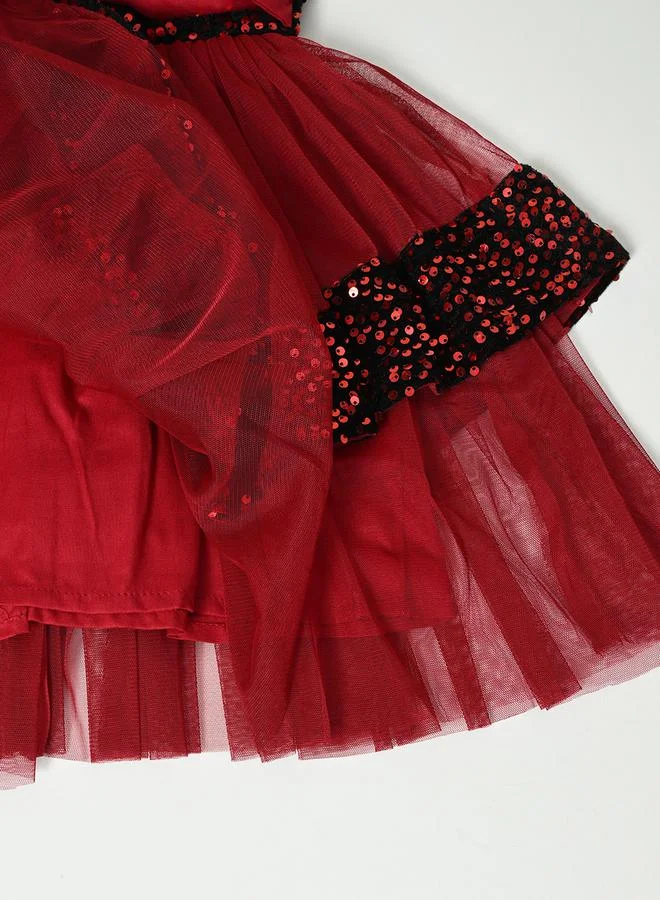 BELLA MODA Sequin Bodice Dress