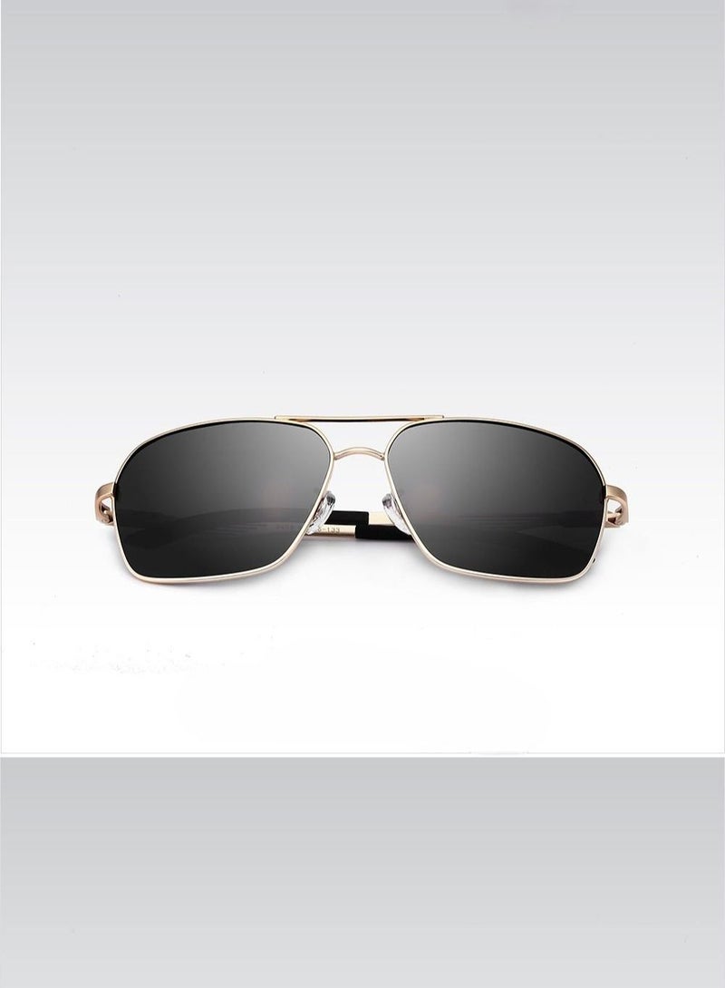 Veithdia Men's Polarized UV400 Square Frame Sunglasses - Image 2