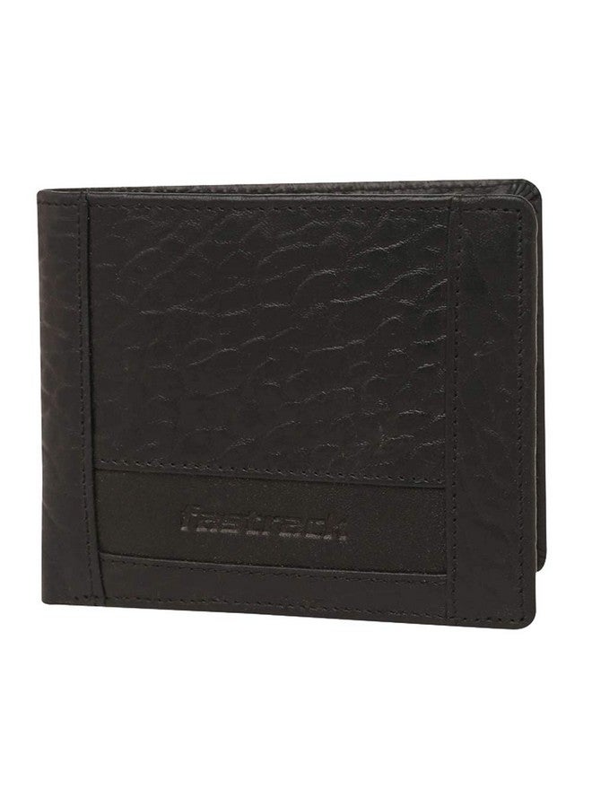 fastrack محفظة رجال جلدية سوداء من فاستراك (C0407LBK01) - Image 1