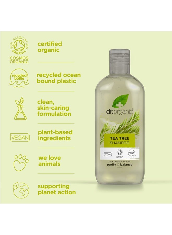 dr.organic Organic Doctor Tea Tree, Shampoo, 9 Fluid Ounce - Image 3