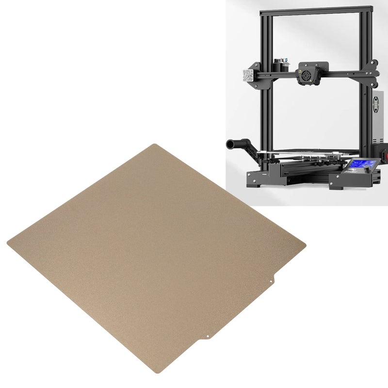 لوحة بناء PEI مُقشرة 320×310 ملم، منصة سرير طباعة ثنائية الجانب لطابعة 3D CR 10S Pro V2 - Image 5