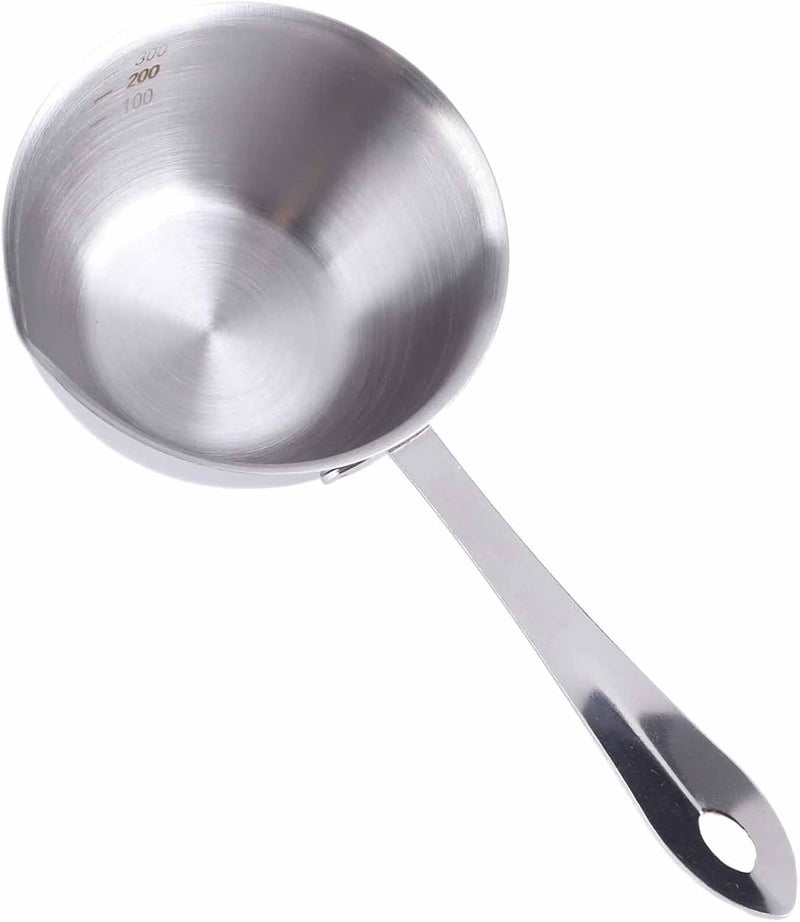 Climate adapted upgraded quality Dioche Butter MelMini Butter Warmer Pot, Stainless Steel Multifunctional Heating Pot Suitable for Induction/gas/electric Stoves, Heats Up Quickly and Perfectly Melts and (300ML) Liquid tight joint - Image 4