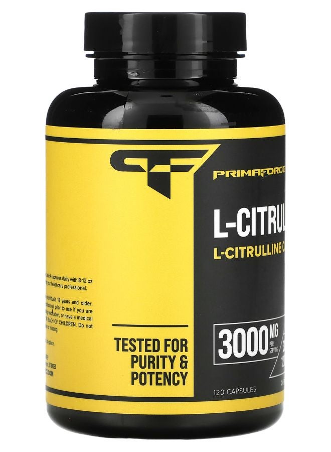Primaforce L-Citrulline 120 Capsules (750 mg per Capsule) - Image 2