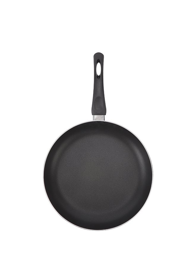 Royalford Strong Aluminum Body With Non-Stick Coating And Bakelite Handle Compatible With Hot Plate, Halogen, Ceramic And Gas Stovetops Perfect For Frying, Sauting, Tempering Black Black - Image 1