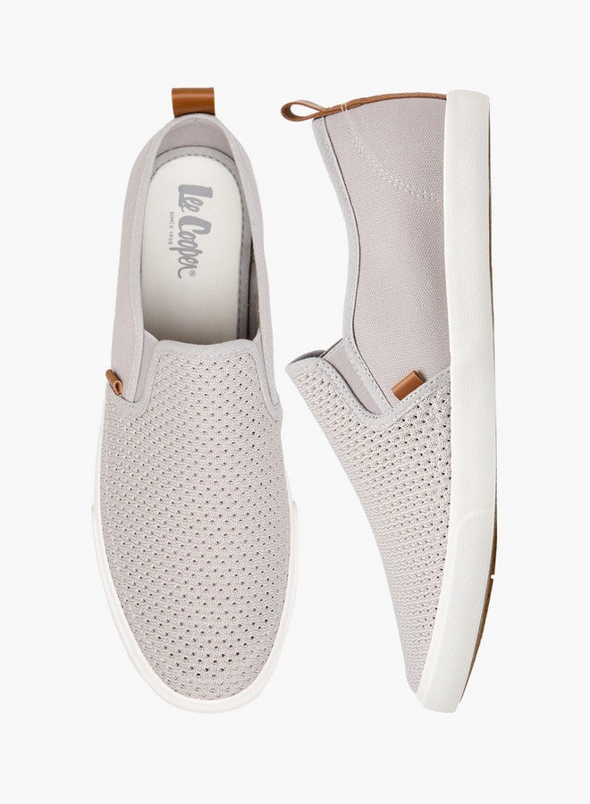 Lee Cooper Men's Mesh Textured Slip-On Loafers  - Image 1