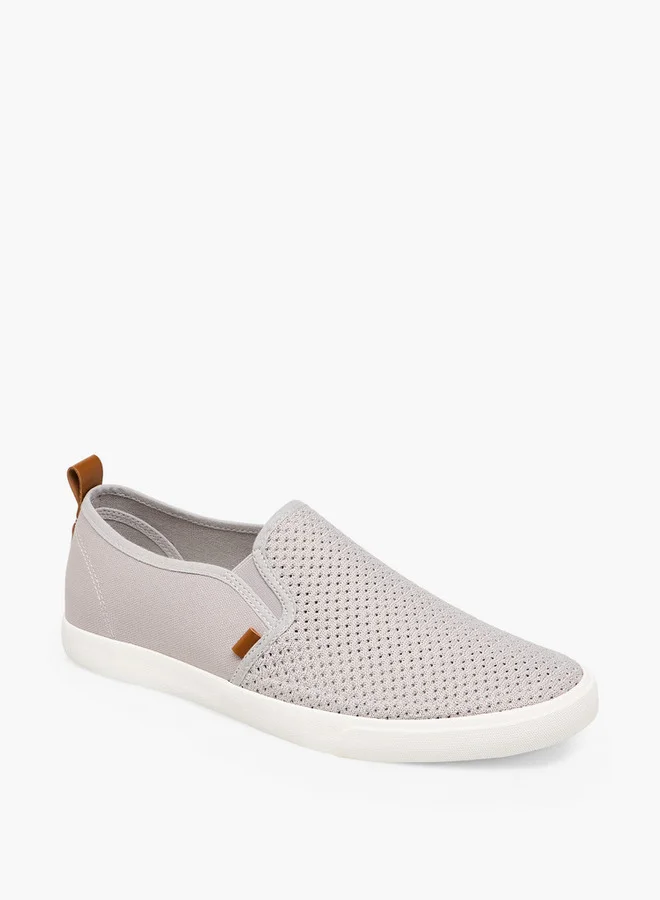 Lee Cooper Men's Mesh Textured Slip-On Loafers