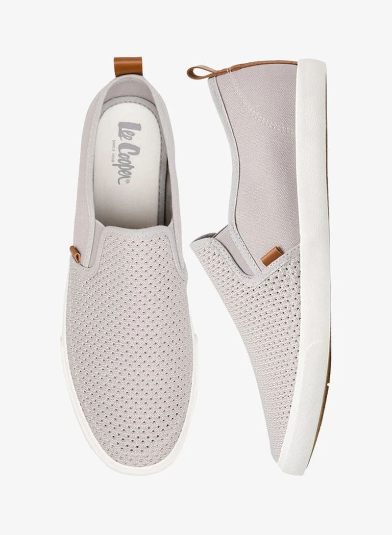 Lee Cooper Men's Mesh Textured Slip-On Loafers