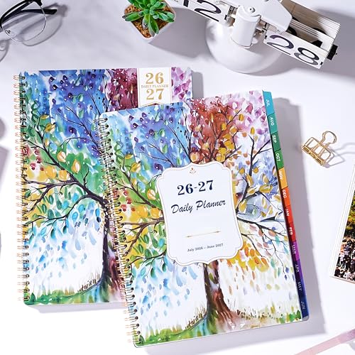 Coboll Daily Planner 20262027 Appointment Book 20262027 9 x 11 Jul2026 Jun2027 Appointment Planner with Coated Inner Tabs - Image 3