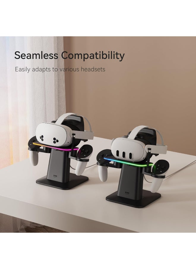 كيوي KIWI design Vertical Charging Stand for Meta Quest Black  - Image 3