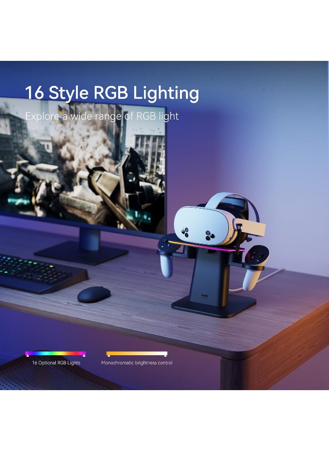 كيوي KIWI design Vertical Charging Stand for Meta Quest Black  - Image 5