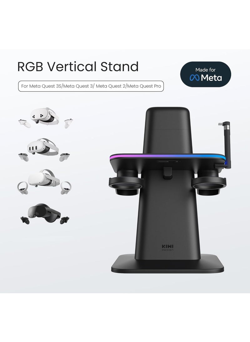 كيوي KIWI design Vertical Charging Stand for Meta Quest Black  - Image 2