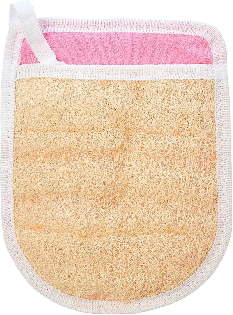 WARITEX Shower Sponge Helps Cellulite prevention, Made in Egypt Pink and Beige