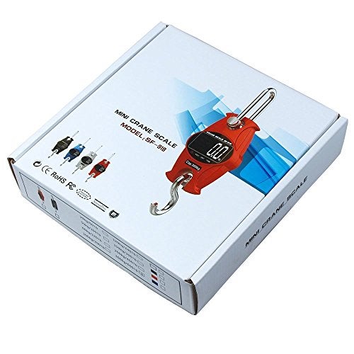 Klau Digital Scale 300 kg / 600 lb SF-918 Postal Scales Industrial Heavy Duty Crane Scale Orange for Home Farm Hunting - Image 5