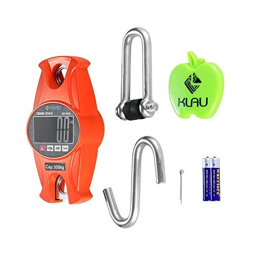 Klau Digital Scale 300 kg / 600 lb SF-918 Postal Scales Industrial Heavy Duty Crane Scale Orange for Home Farm Hunting - Image 4