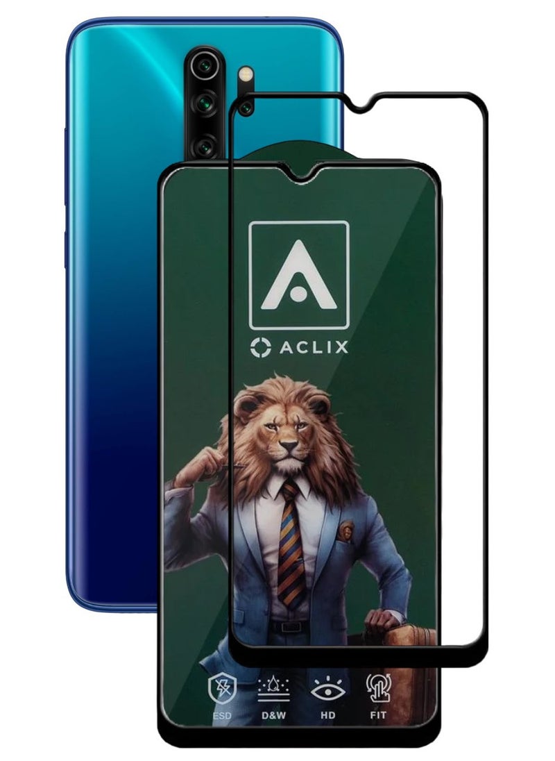 ACLIX Antistatic ESD Dustproof Premium Quality High Definition Tempered Glass Screen Protector Designed For Xiaomi RedmiNote 8 Pro - Image 1