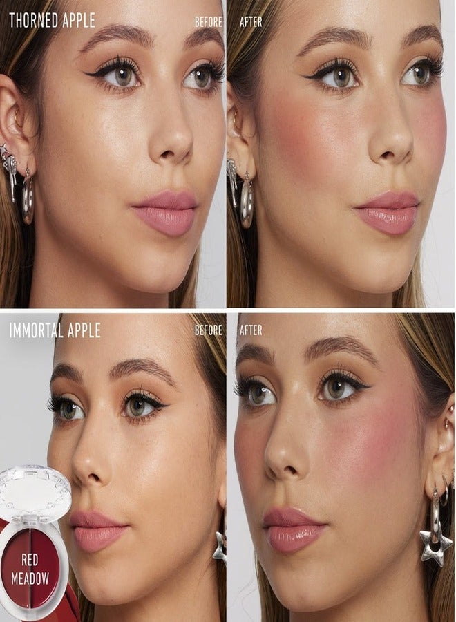 KVD Beauty Good Apple Blush Balm Duo Red Medow  - Image 3