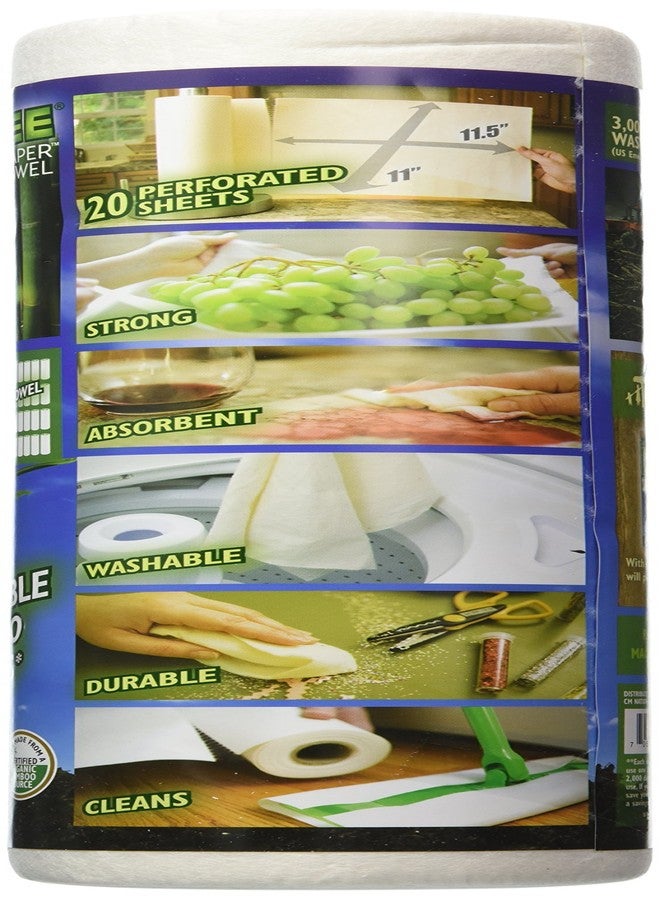 Bambooee Reusable Bamboo Towel ( Single roll, each roll comes with 20 sheets of Bamboee Towels) - Image 2