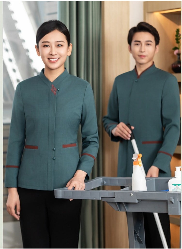 KUYING New Summer Cleaner Work Clothes  - Image 2