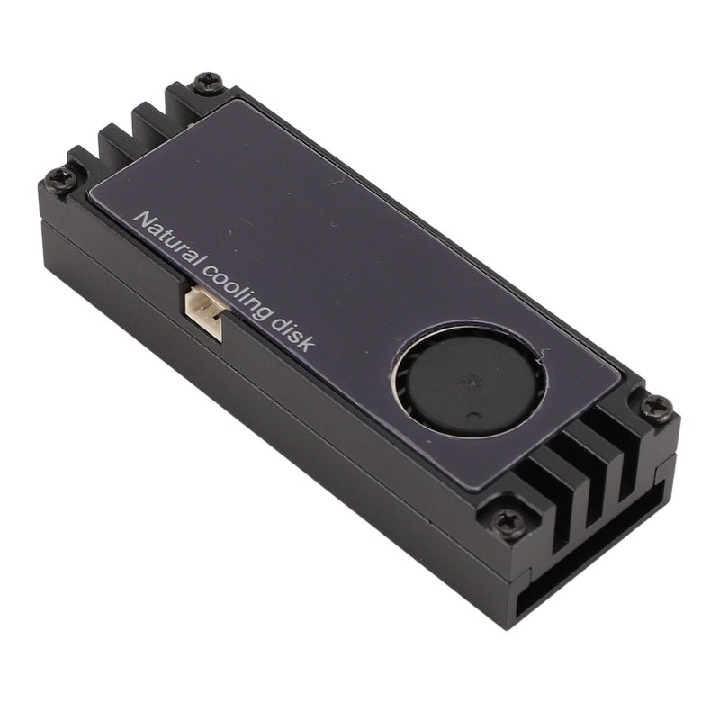 مبرد Red M 2 SSD مع مروحة تبريد وعرض درجة الحرارة في الوقت الفعلي، معزز لحماية البيانات وأداء مستقر - Image 2