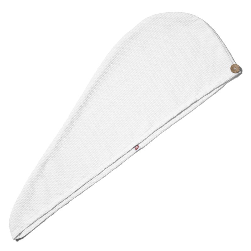 T3 Luxe Turban Towel | Soft Microfiber Material, Waffle Texture, Tapered Design, Comfortable Fit forMost Hair Lengths - Image 1