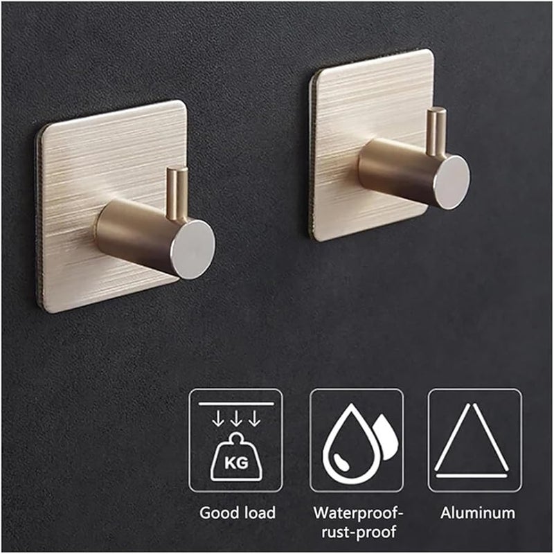 Adhesive B Type Coat Hook 4 5x4 5x2 6cm Rust Proof Kitchen Bathroom Hanger - Image 3