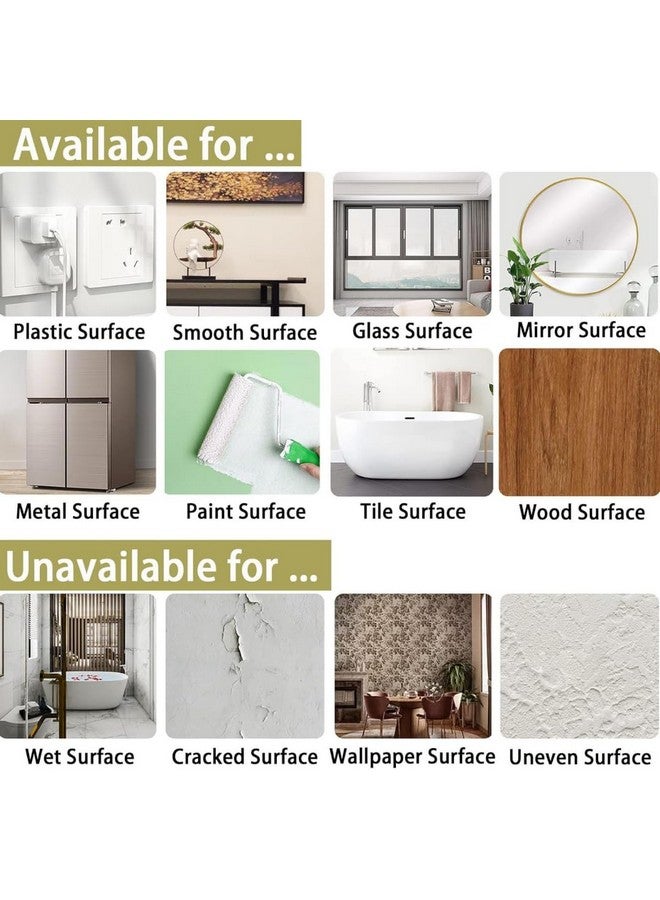 Royalkart 50 Meters Waterproof Gap Sealing Golden Decoration Tape For Home Floor Tiles, Wall Decor, Waterproof Tiles (1cm Wide, Gold) - Image 4