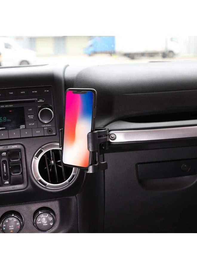 Multi-Function Drink Cup Phone Holder 2 in 1 Bolt-on Stand Bracket Organizer Compatible with 2011-2018 Jeep Wrangler JK - Image 2