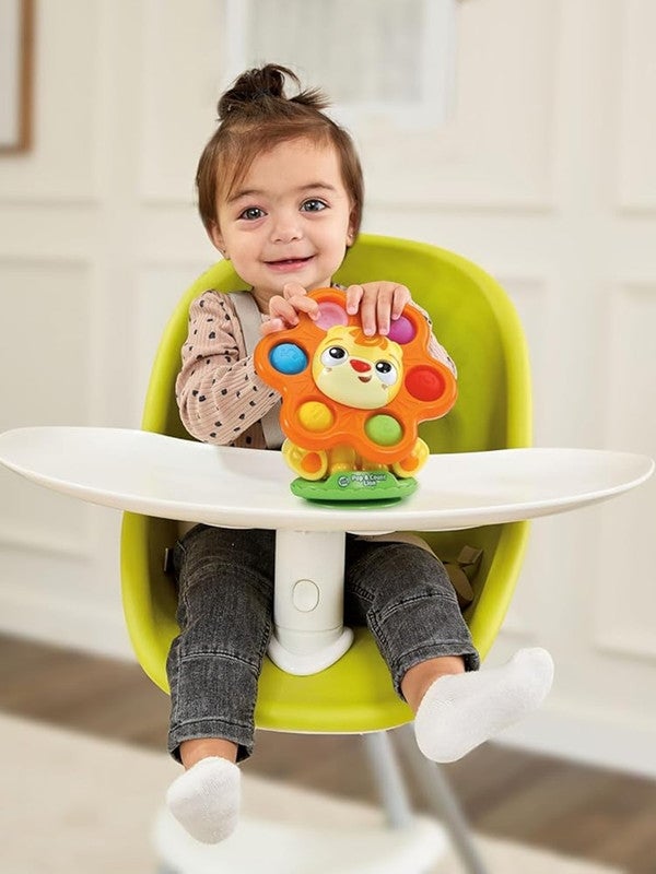 LeapFrog Pop & Count Lion, Sensory Suction Cup Toy with Squishy Buttons, 6 Colourful Poppers for Tactile Play, Cause & Effect Learning, Learning Toy for Ages 6, 12, 18 Months +, English Version - Image 5