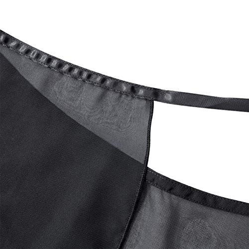 NEWCHAO Ballet Chiffon Wrap Skirts Dance Skirts for Women Girls Black Pink - Image 5