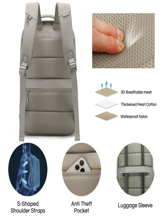 BANGE Travel Backpack With 15.6 Inch Laptop Compartment, FAA Flight Approved Weekender Bag Carry on Backpack, Waterproof Business Work Daypack for Men and Women - Image 5