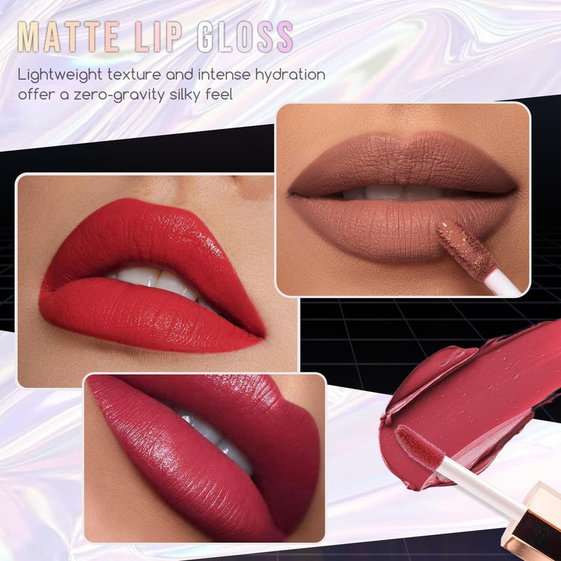 COLOR NYMPH Multipurpose Makeup Kits for Teens Girls, Travel Makeup Set Non-toxic, Makeup Gift for Women Teen, Eyeshadows Blushes Bronzer Highlighter Concealer Lipgloss Eyeliner Lipliner Brushes Gold Case - Image 4