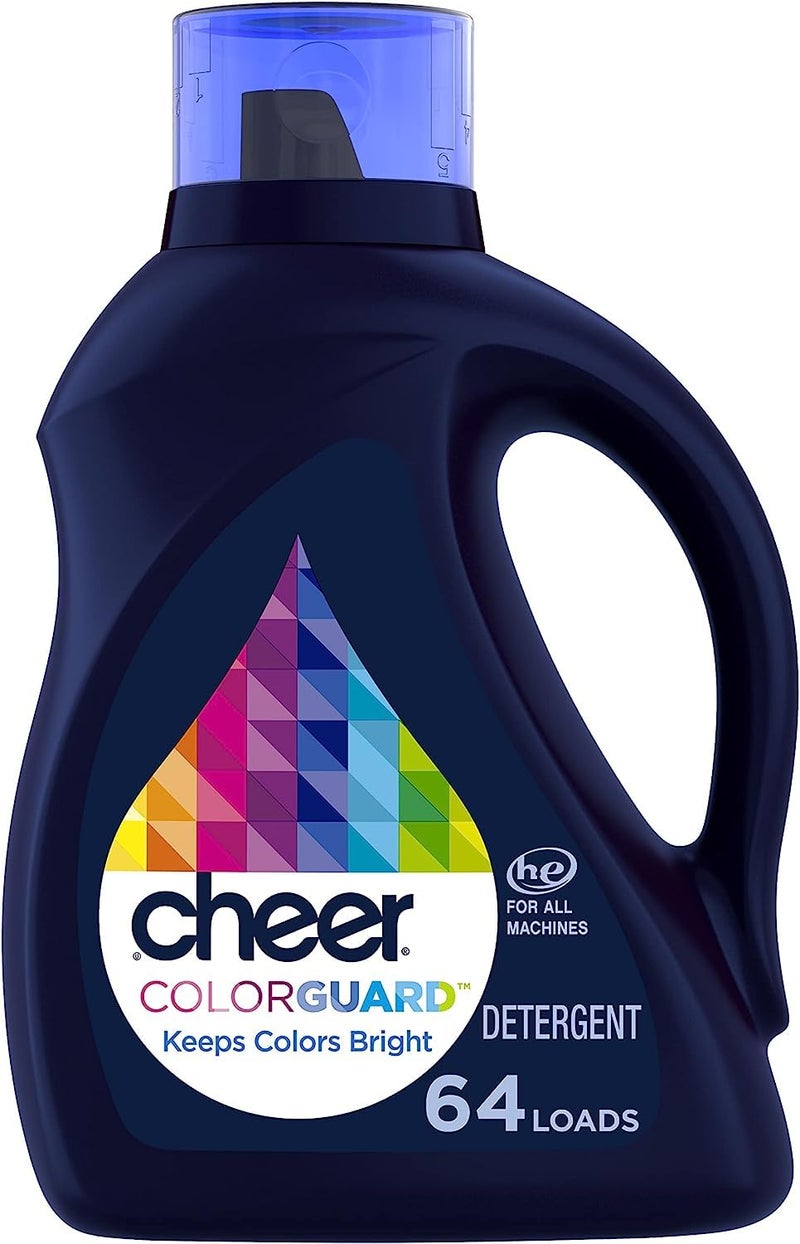Cheer Liquid Laundry Detergent 64 loads 92 fl oz HE Compatible