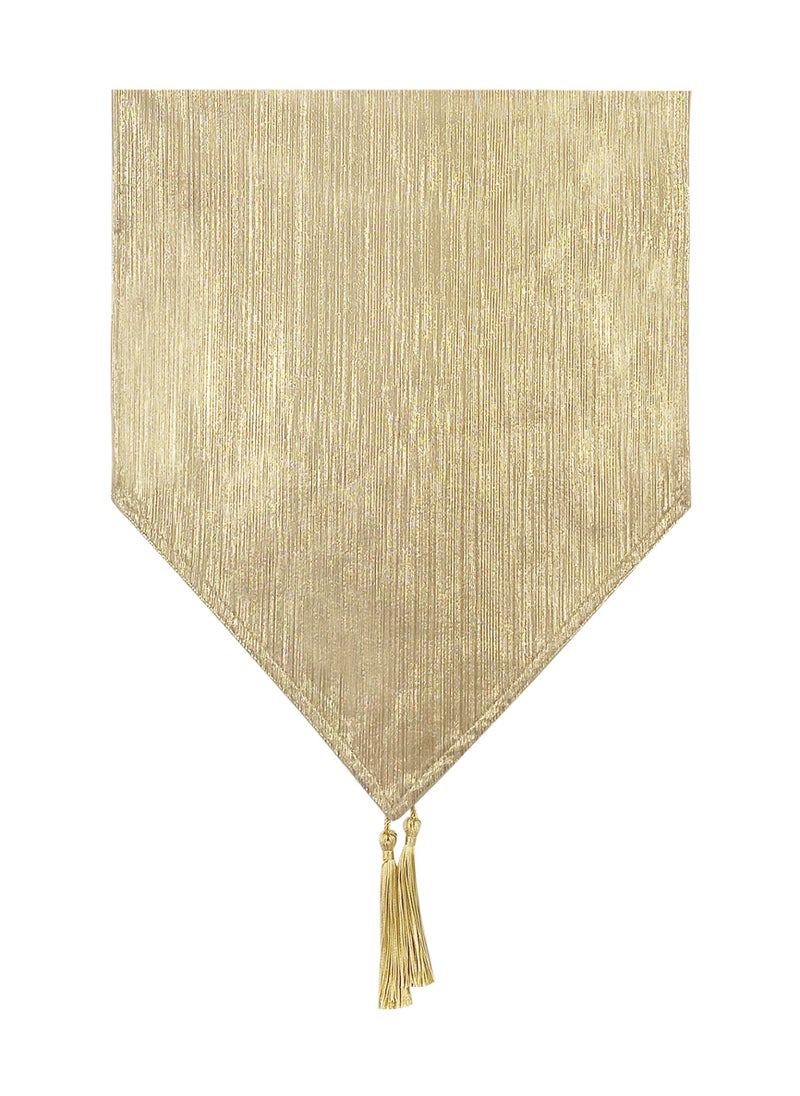 CHRISTMAS MAGIC Christmas Table Runner Gold 32x180cm  - Image 1