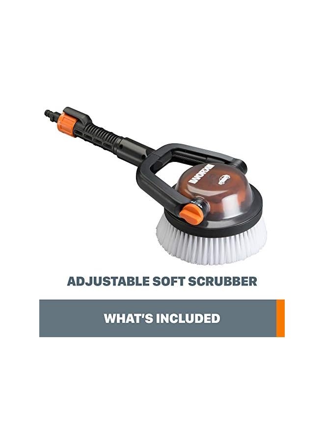 WORX Hydroshot Adjustable Automotive Power Scrubber, Quick Snap Connection - WA1820 (Soft Bristles) - Image 5