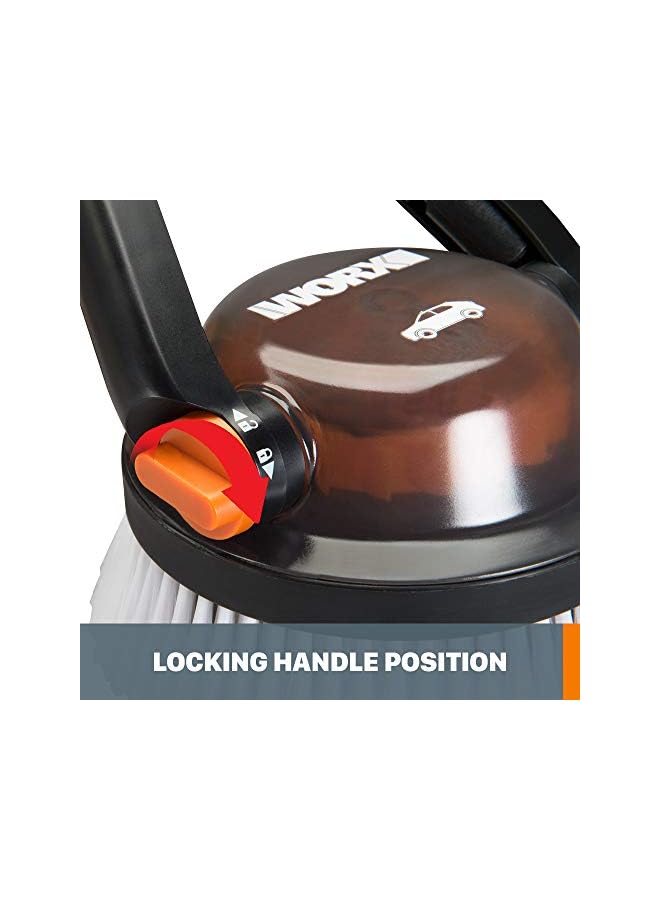 WORX Hydroshot Adjustable Automotive Power Scrubber, Quick Snap Connection - WA1820 (Soft Bristles) - Image 3