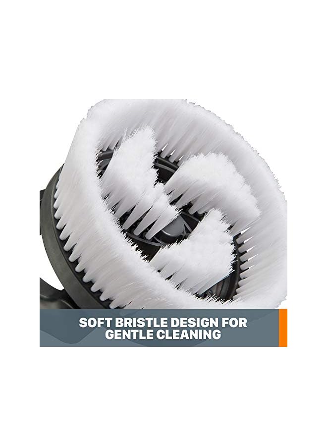 WORX Hydroshot Adjustable Automotive Power Scrubber, Quick Snap Connection - WA1820 (Soft Bristles) - Image 4