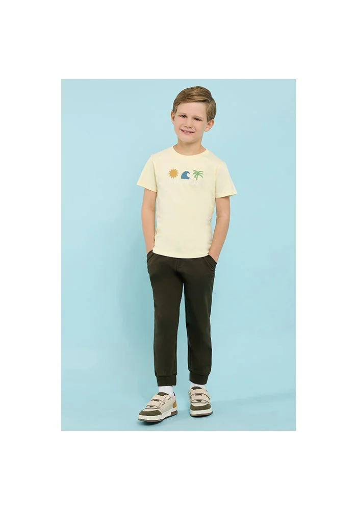 R&b Printed T-Shirt with Crew Neck and Short Sleeves