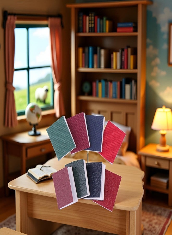 WLngtv 8Pcs 1/12 Miniature Books Dollhouse Decoration Accessories,Miniature Kitchen Utensils Miniature Dollhouse Accessories(0.6x0.8x0.2 inchU) - Image 4