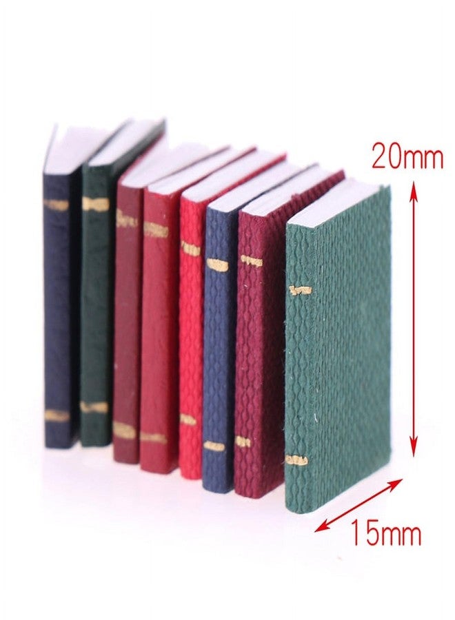 WLngtv 8Pcs 1/12 Miniature Books Dollhouse Decoration Accessories,Miniature Kitchen Utensils Miniature Dollhouse Accessories(0.6x0.8x0.2 inchU) - Image 2