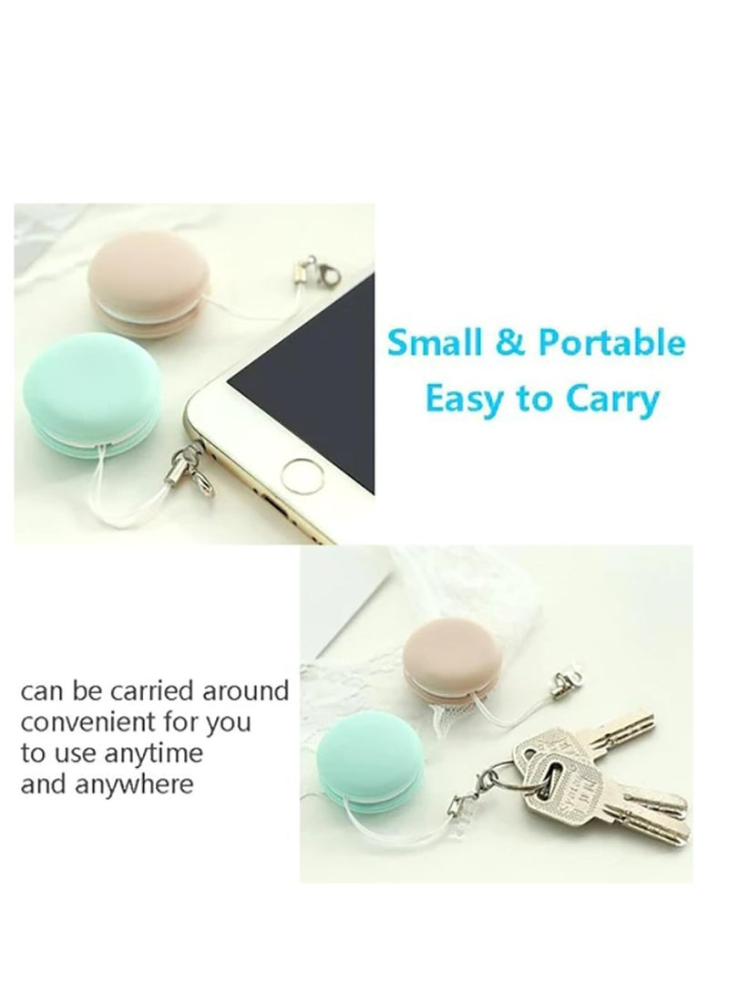 مجموعة من 4 قطع لتنظيف شاشة الهاتف، وفرشاة تنظيف الشاشة والنظارات، وأداة تنظيف الشاشة على شكل ماكارون - Image 5