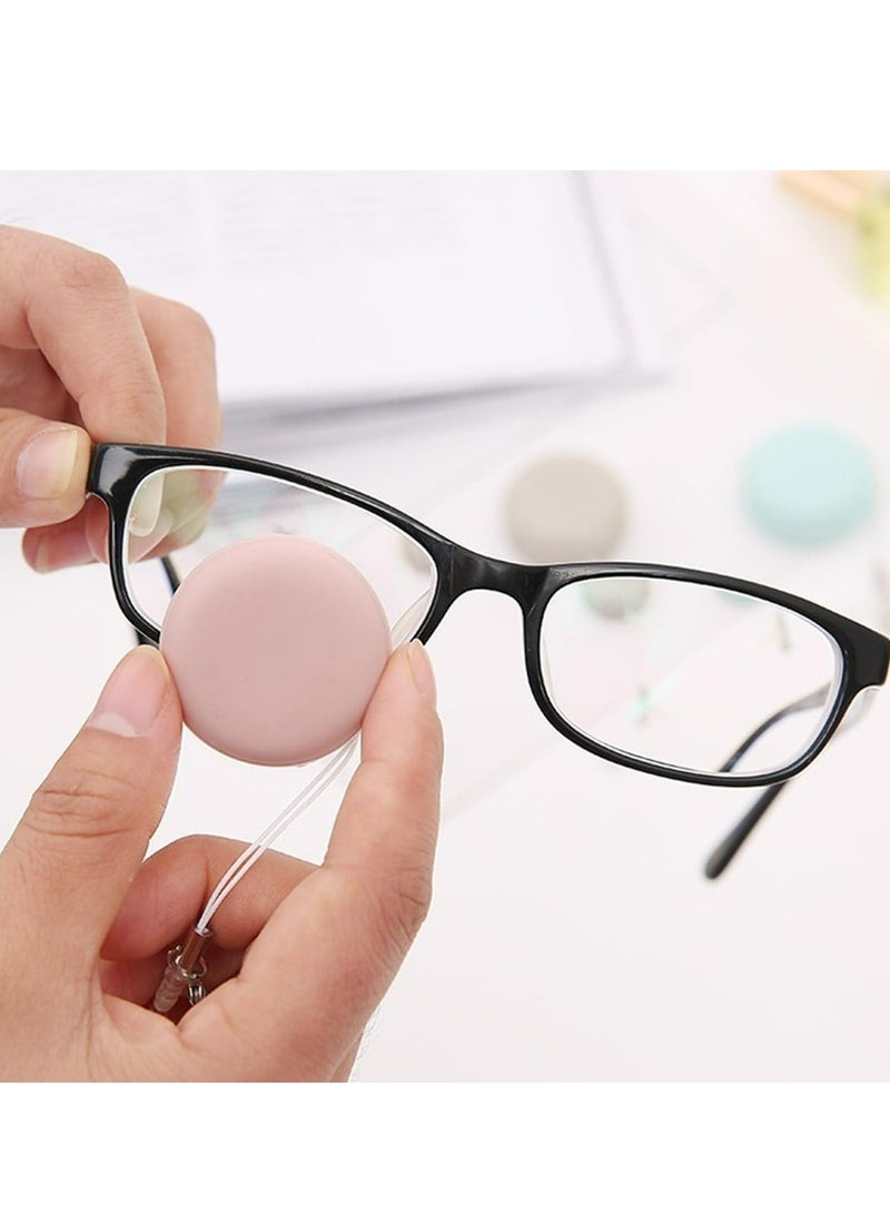 مجموعة من 4 قطع لتنظيف شاشة الهاتف، وفرشاة تنظيف الشاشة والنظارات، وأداة تنظيف الشاشة على شكل ماكارون - Image 3