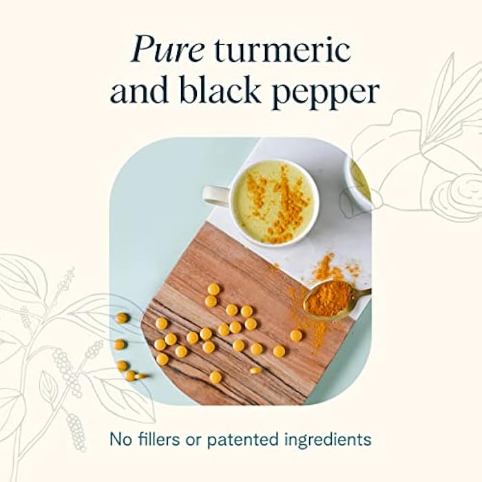 Ora Organic Turmeric Curcumin with Piperine - Pure Extracts for Joint Stress and Cardiovascular Health, Support Healthy Cognitive Function, No Filler Ingredients - 90 Vegan Tablets, 1 Month Supply - Image 3