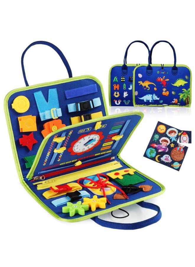 TOY GARDEN Busy Board Montessori Toy for 1-4 Year Olds | Educational Sensory Activity Board for Fine Motor Skills | Travel Toys for Plane & Car | Ideal Gift for Boys & Girls  - Image 1