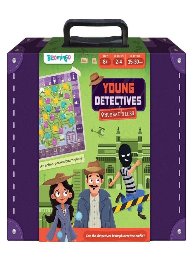 Bloomingo Pretend Play Kit Young Detective Mumbai Files: Become a Detective & Solve Thrilling Mysteries in Mumbai;Adventurous Detective Game for Kids; Gift for Boys & Girls Ages 8,9,10,11,12 & More - Image 1