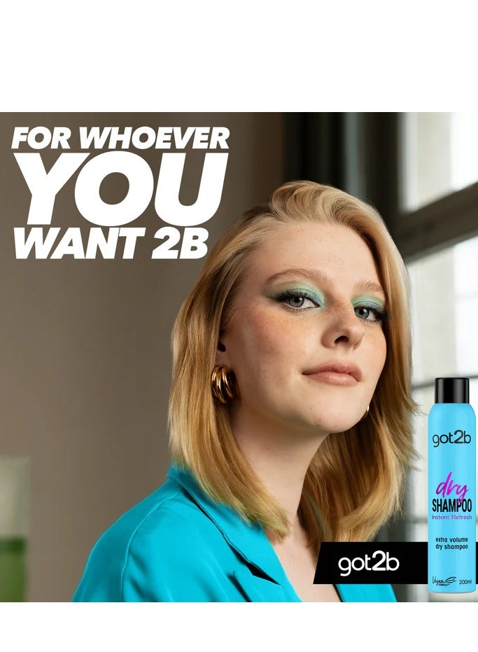 Schwarzkopf Got2b dry shampoo extra volume 200ml - Image 5