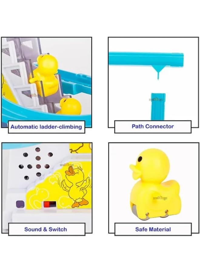 Duck Amusement Park Rotating Track Toy with Lights - Image 3