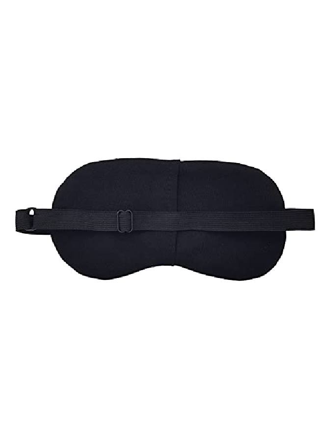 Jenna ™ Print Cute Sleeping Eye Shade Mask Cover for Insomnia Meditation Puffy Eyes and Dark Circles With Gel (Black) - Image 3