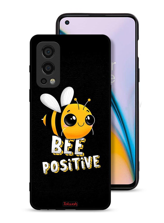 Tolwak OnePlus Nord 2 5G Protective Case Cover Bee Positive - Image 1